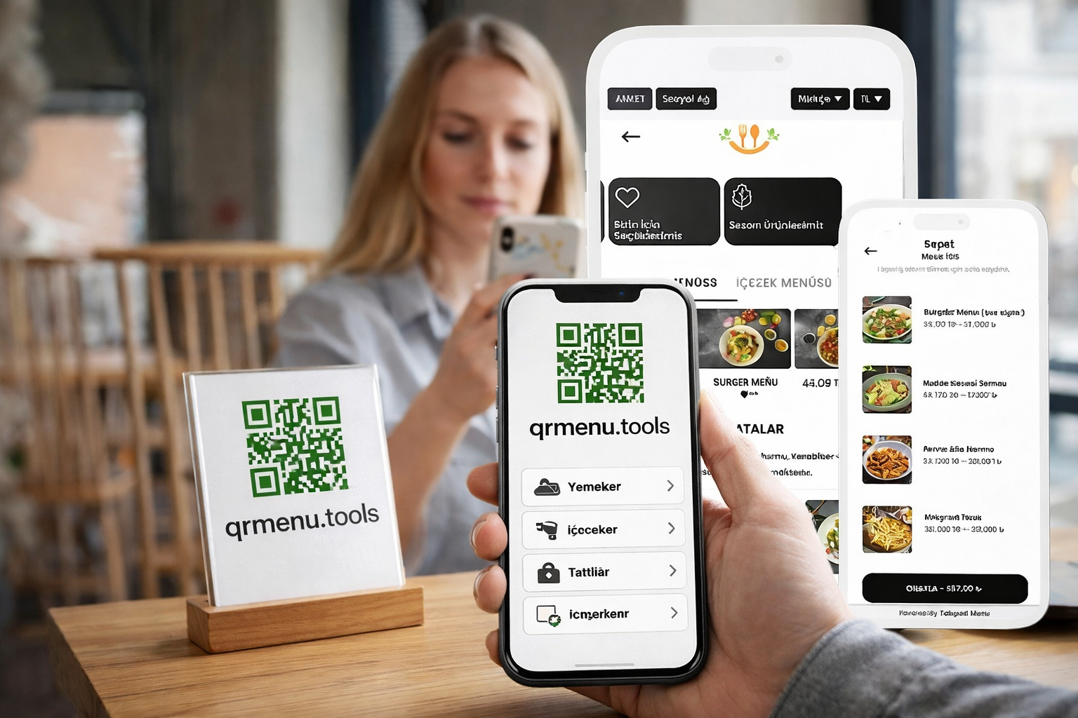 QR Menü uygulama ekranı örnek 2